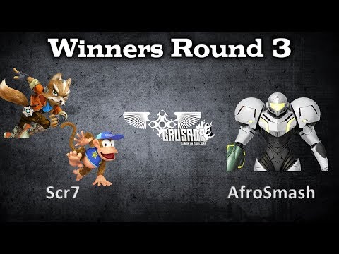 Crusade Pro Scr7 (Diddy Kong/Fox) Vs AfroSmash (Samus) WR3
