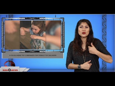 6-yr-old asks toy companies for female toy soldiers (ASL - 8.10.19)
