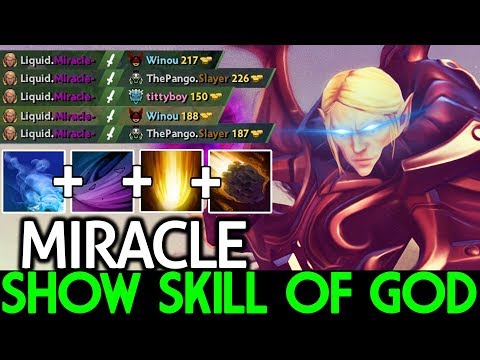 Miracle- [Invoker] Pro Player Show Skill of God Epic Game 7.21 Dota 2