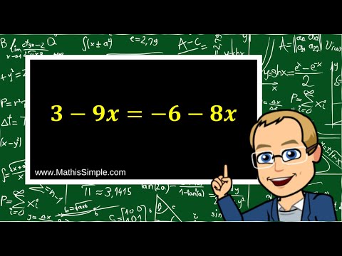 Equations with Variables on Both Sides| Expressions & Equations | Grade 8