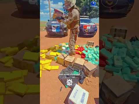 Com participação do GAP e Força Tática de Barra do Garças, operação apreende 468 kg de drogas