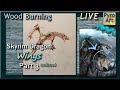 Pyrography: How To Wood Burning a Skyrim Dragon Pt3 // More Dragon Wing