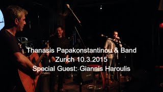 preview picture of video 'Thanasis Papakonstantinou & Band Zurich 10 3 2015  Special Guest: Giannis Haroulis'