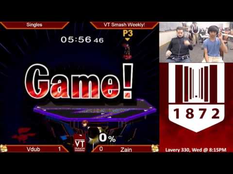 Vdub vs. Zain - VT Smash Fall Meeting 9/14/2016