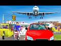 Airplane Vs Car City Traffic Jam Vs Flight Journey Hindi Kahani Hindi Moral Stories New Comedy Video
