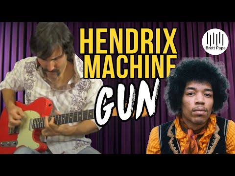 Jimi Hendrix - Machine Gun - Guitar Lesson - Song Intro