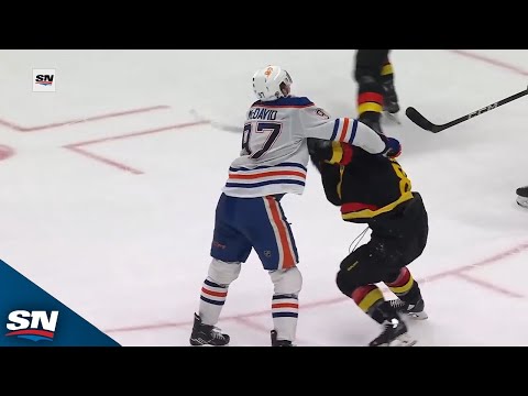 Connor McDavid & Tyler Myers Receive Match Penalty For Cross-Checking