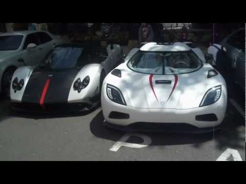 Thumbnail for London Supercars - Koenigsegg Agera R + Pagani Zonda Cinque Roadster by Pagani Zonda Cinque Roadster