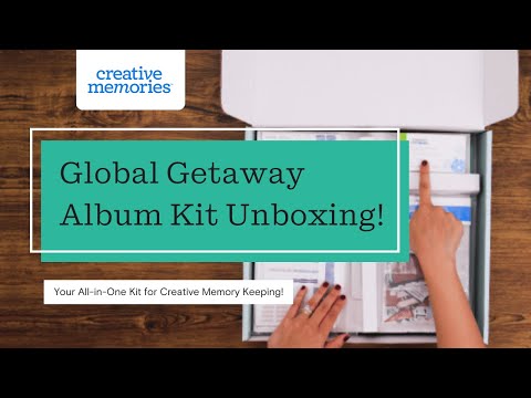 Global Getaway Album Kit Unboxing | For Any Trip, Anytime