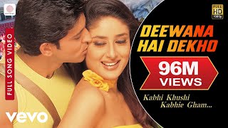 Deewana Hai Dekho Full Video - K3G|Hrithik Roshan|Kareena Kapoor|Alka Yagnik|Sonu Nigam