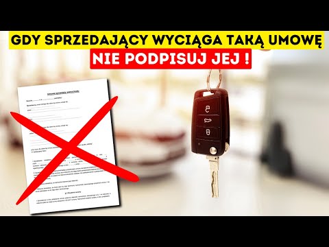 Takiej umowy nigdy nie podpisuj. Uważaj na takie kruczki