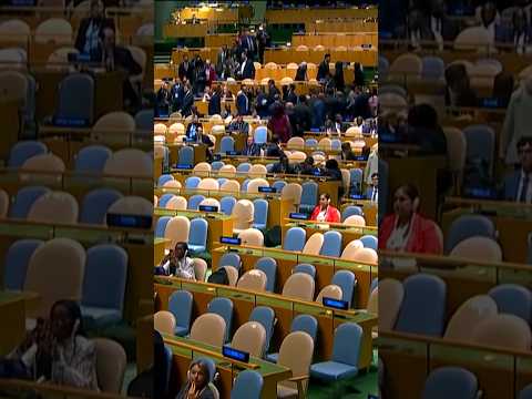 Delegates walk out as Netanyahu addresses UN