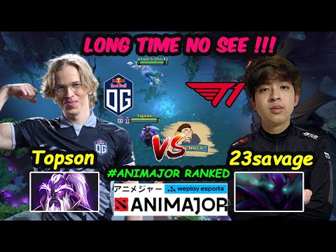 T1 23savage Spectre vs OG Topson Void Spirit  Epic Battle AniMajor Ranked Dota 2 pro Gameplay