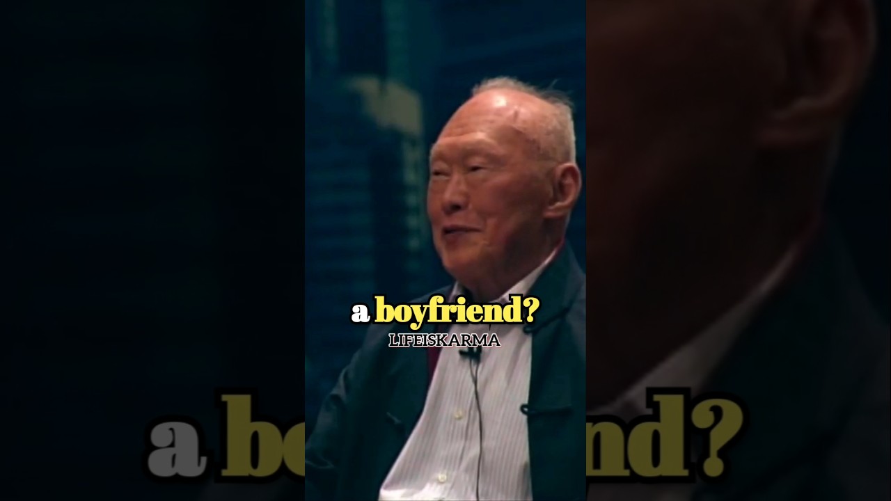 Lee Kuan 's Timeless Advice to a Pretty Girl 😅 #love #education #motivation