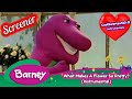 Barney What Makes A Flower So Pretty Instrumental Screener Version