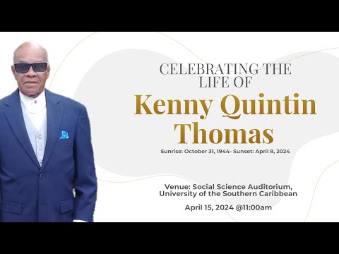 CELEBRATING THE LIFE OF Kenny Quintin Thomas