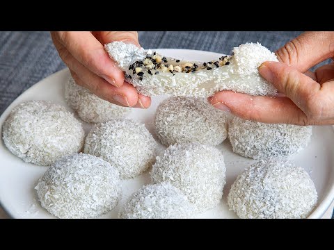 Coconut Peanut Sesame Mochi