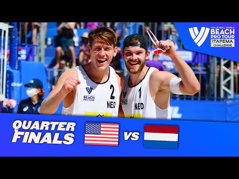 Schalk/Brunner vs. Luini/Penninga - Quarterfinal Highlights of Itapema 2022 #BeachProTour