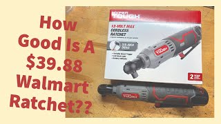 Reviewing A Low Cost Walmart Hyper Tough Cordless Ratchet!