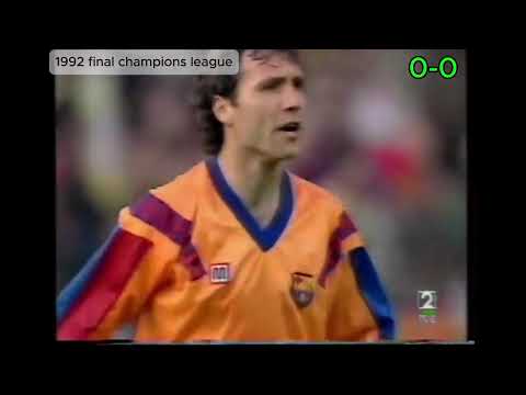 Fc barca First european glory 1992 Final vs Sampdoria