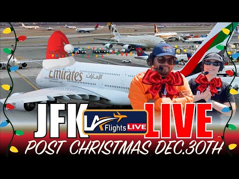 🔴LIVE JFK AIRPORT FREEZING Holiday Travel Rush! | DECEMBER 30, 2025