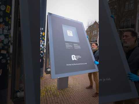 Openluchttentoonstelling Museum Rembrandthuis sua inauguração em março de 2023