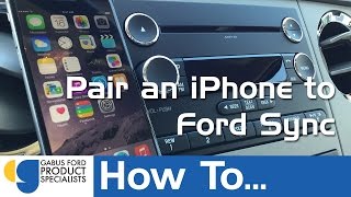 How to Pair An iPhone To Ford