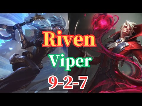 LOL VIPER Challenger 987lp Riven VS Vladimir 9-2-7