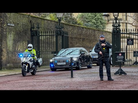 BREAKING: Motorcade Departs King’s Residence Following Andrew Mountbatten’s Arrest