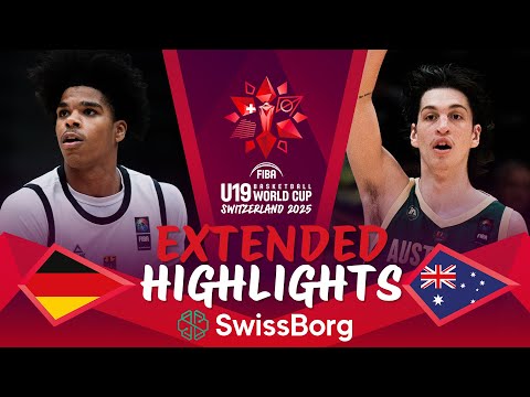 Germany 🇩🇪 vs Australia 🇦🇺 | QF | Extended Highlights | FIBA U19 Basketball World Cup 2025