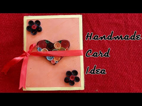 Handmade Card Idea/ Birthday Card/ Card with quilling paper Video