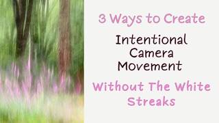 Three Ways To Capture Intentional Camera Movement Avoiding White Streaks on Your Photograph