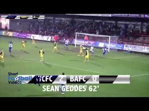 Sean Geddes Rabona Lob for Worcester City vs  Barrow