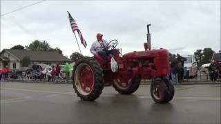 preview picture of video 'Antique Tractors In The 2016 Lena Dairyfest Parade'