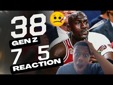 Gen Z Reacts to Michael Jordan’s ICONIC Flu Game 😱🔥