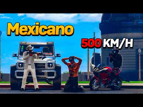 Llevamos Una H2R A 500KM/H Para Huir De Un Mexicano GTA RP