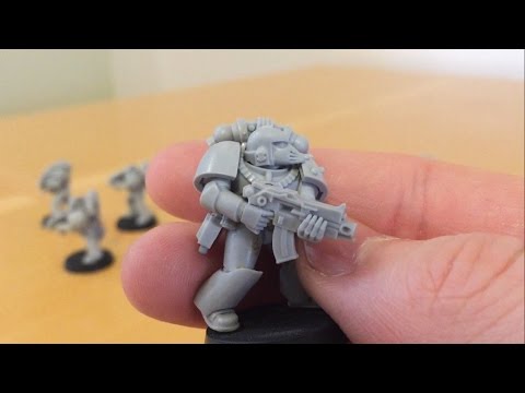 Legion Tactical Marine Squad: MKVI Corvus Armour & Accesories by Forge World Model Review