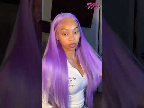 Black girls always bring out colored hair 💜🦄