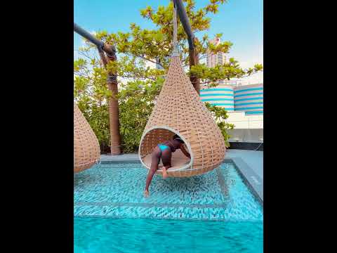 It’s pool time here in Dubai 😍❤️🇦🇪