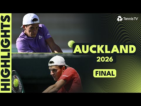 Jakub Mensik vs Sebastian Baez For The Title! 🏆 | Auckland 2026 Final Highlights