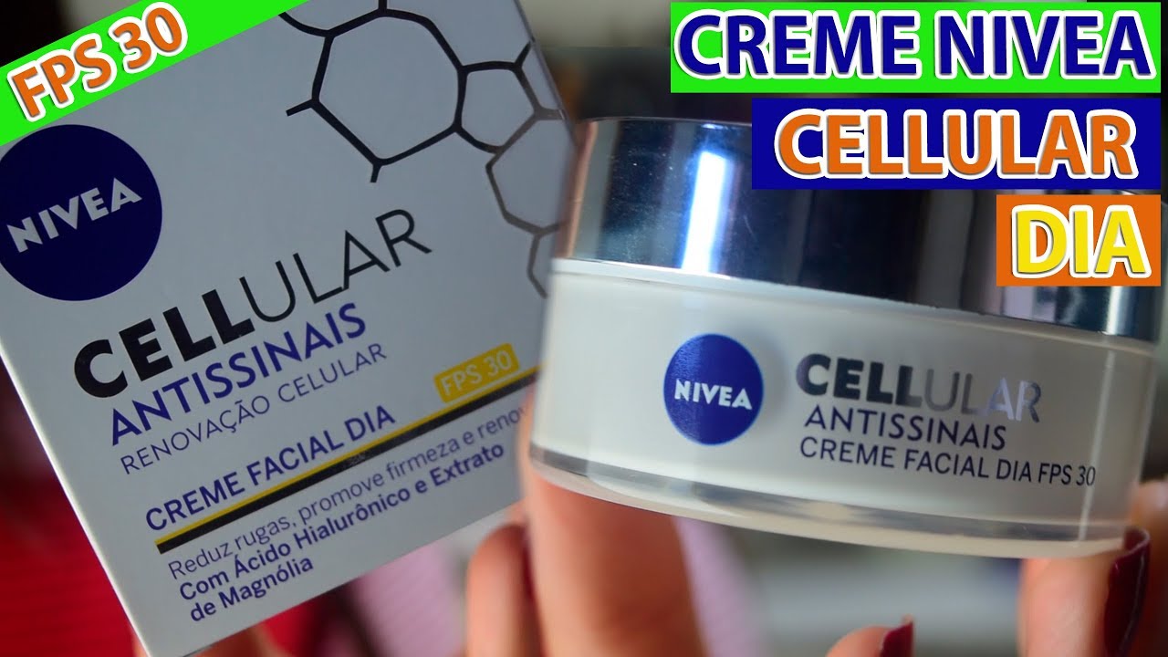 Watch Now CREME NIVEA CELLULAR ANTISSINAIS DIA FPS30 | 60 DIAS DE USO | Por Joyce Vignochi CREME NIVEA CELLULAR ANTISSINAIS DIA FPS30 | 60 DIAS DE USO | Por Joyce Vignochi