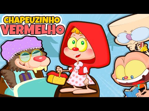 Capa de Mongo e Drongo e a Chapeuzinho Vermelho - Fábula infantil em Desenho Animado