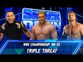 SMACKDOWN Triple H Vs Chris Jericho Vs Matt Hardy