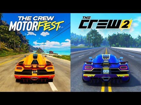 The Crew Motorfest VS The Crew 2 (Gameplay Comparison)