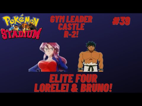 Pokemon Stadium (R-2)- Gym Leader Castle- Elite Four Lorelei & Bruno-Episode 39 (Rentals Only)