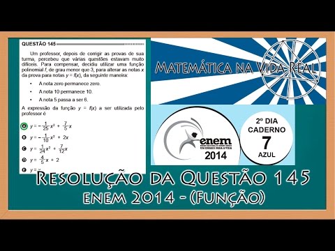 Enem 2014 - Questão 145 - Função.