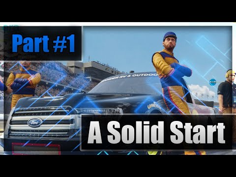 NASCAR Heat 5 - Career Mode Part 1 - A Solid Start