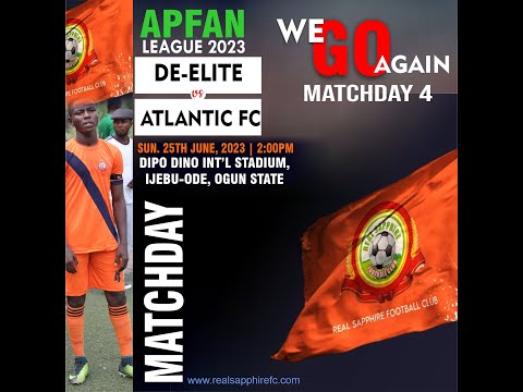 DE-ELITE FA VS ATLANTIC BUSINESS FC  - APFAN SUPER LEAGUE 2023