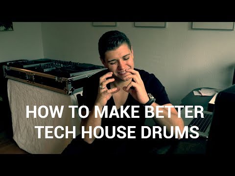 How to make better tech house drums INSTANTLY