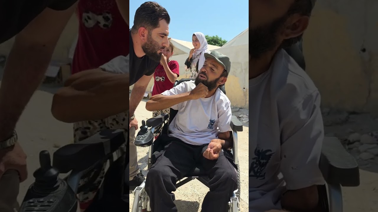 مشلوف متل الكلب في المخيم ولادي عبياكلوا من الزبالة وبنتي بتبيع خيار وانا مش?